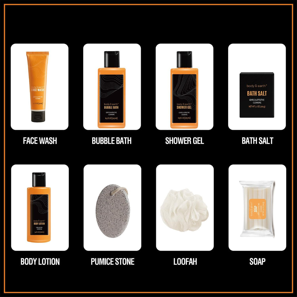 Body & Earth citrus travel bag keeps spa essentials organized on the go.
