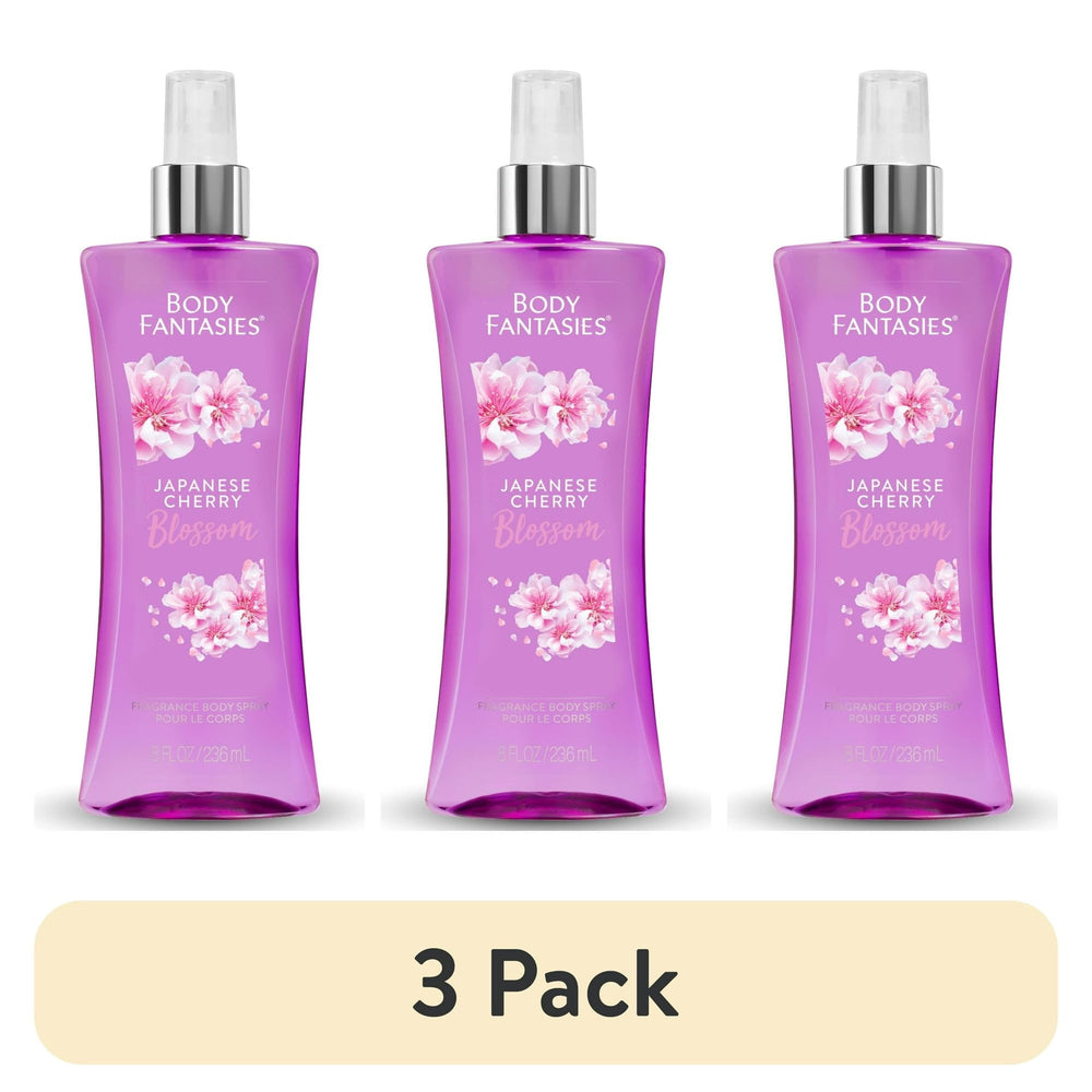 Body Fantasies Japanese Cherry Blossom lifestyle shot suggests an elegant scent for any occasion.