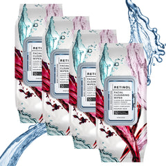 Body Prescriptions makeup cleansing wipes pack offering a refreshing, all-in-one cleanse