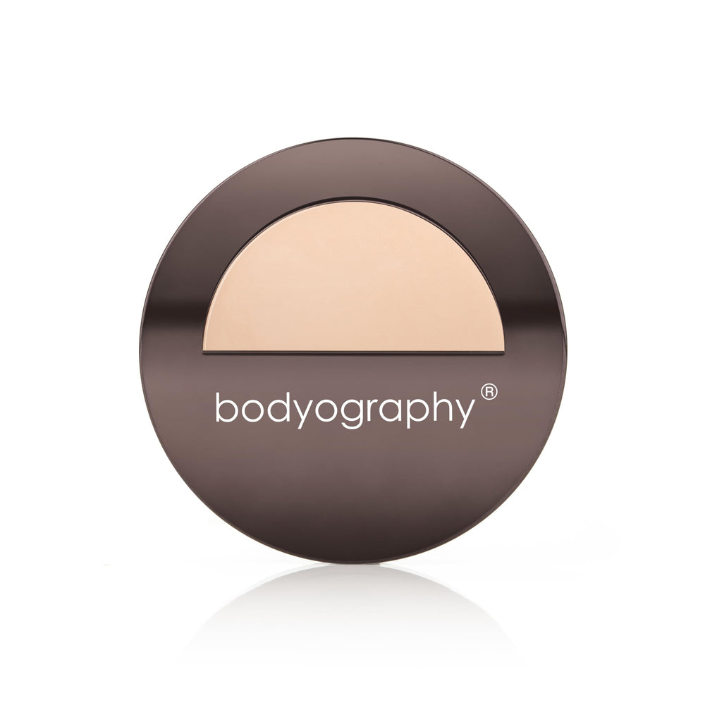 Bodyography Silk Cream Foundation 01 bottle close-up for flawless coverage.