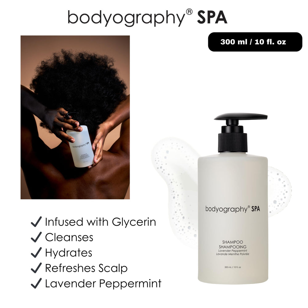 Bodyography Spa Shampoo hair finish soft and smooth after use