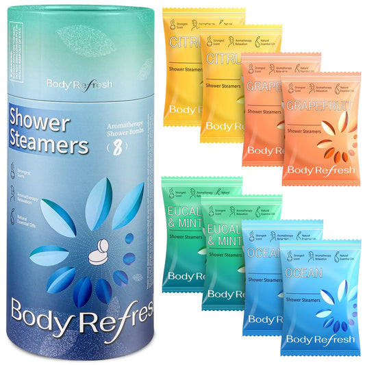 BodyRefresh shower steamers eight-pack variety scent for a spa-like shower