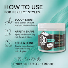 Boe Cosmetics Ebo GelOil enhances texture while adding nourishing shine.