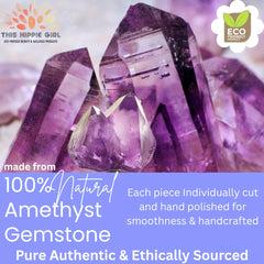 Boho Aromatic amethyst eye mask used in spa treatments for self-care