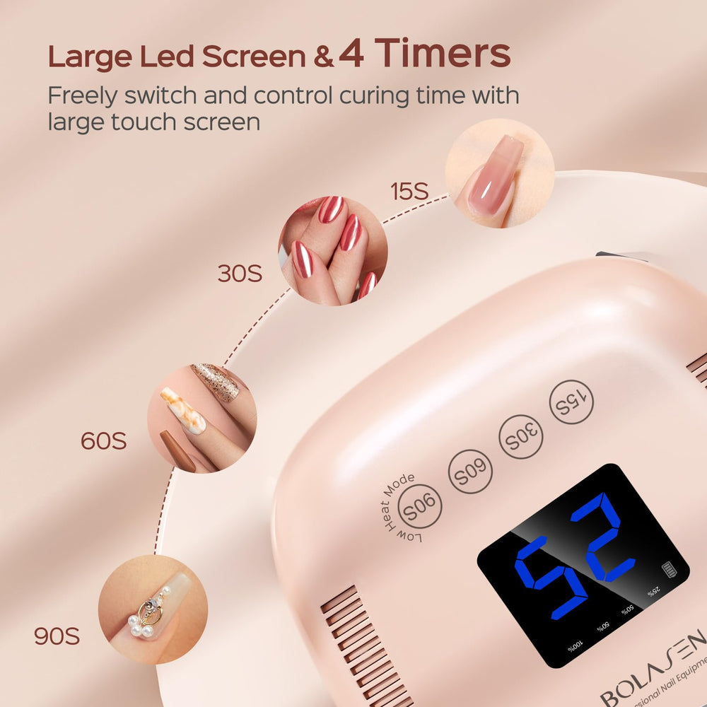 BOLASEN compact design fits home or salon use
