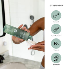 Close-up of Bolden toner bottle highlighting clarity and label