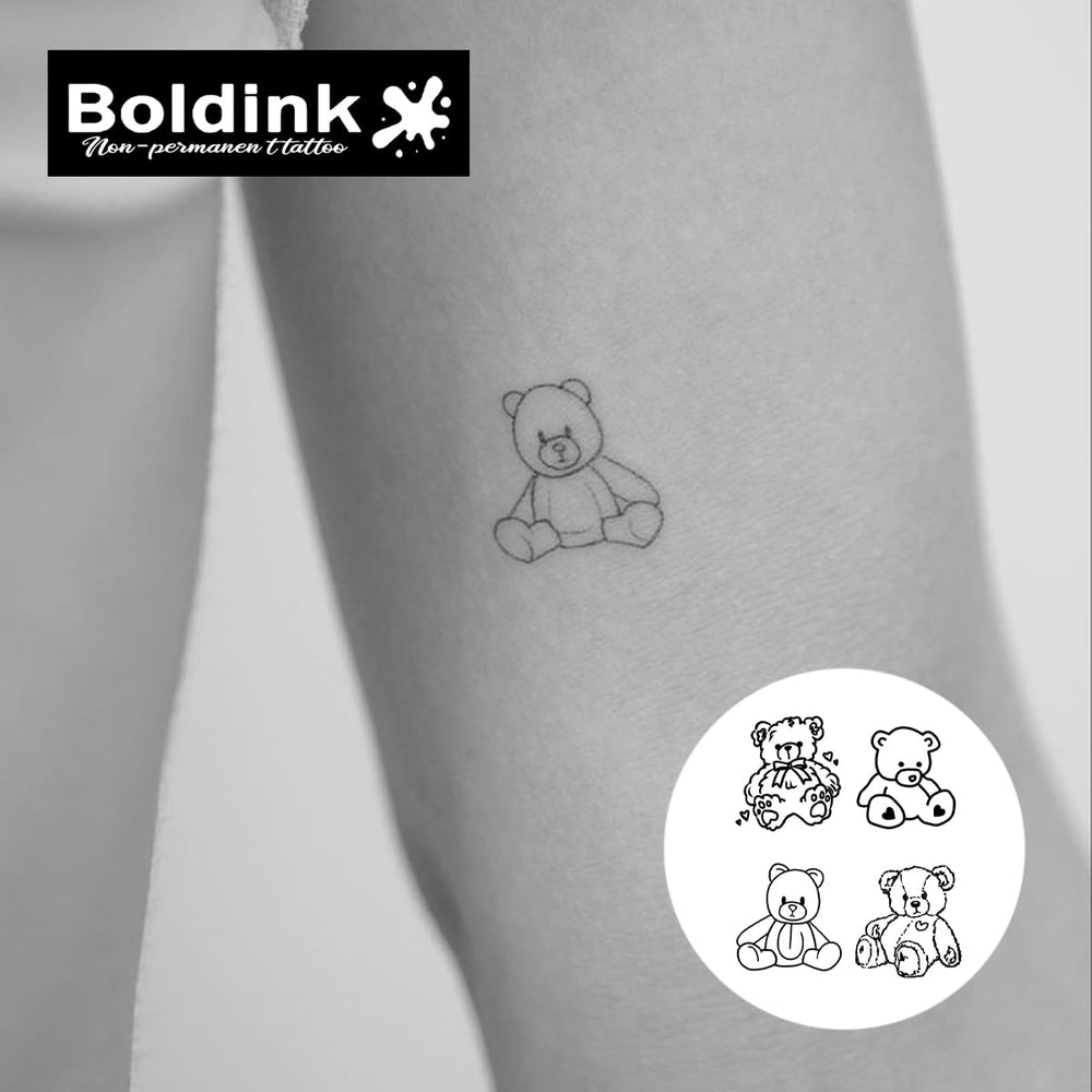Boldink realistic tattoo sticker close-up shows authentic detail.