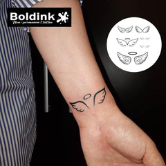 Boldink sponge kit accompanies the tattoo for easy, mess-free application