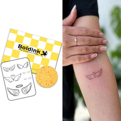 Boldink waterproof non-reflective tattoo offers lasting realism for daily wear