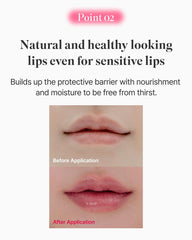 Nourishing formula with shea butter and vitamin E for lasting moisture