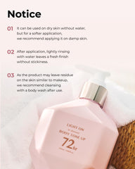BOM Light On In-Shower hypoallergenic formula supports sensitive skin comfort.