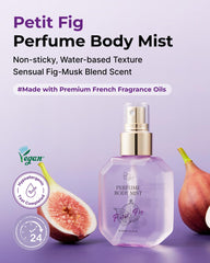 BOM Petit Fig 360-degree spray action illustrating even mist coverage