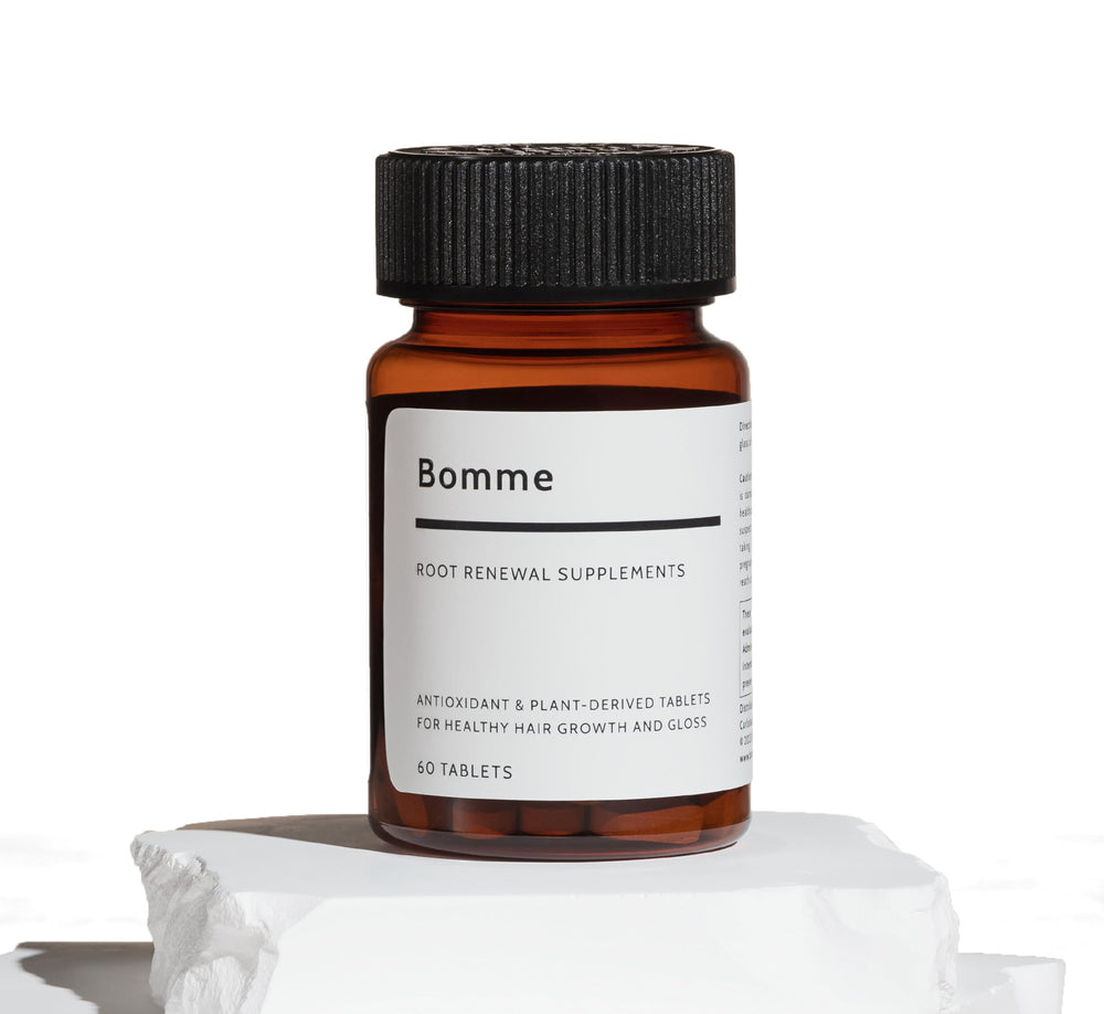Bomme BLH-308 bottle with Persimmon Leaf and Green Tea extracts for scalp support