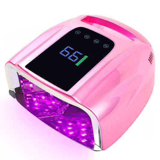 BOMOQING 96W nail lamp front view for fast gel curing at home
