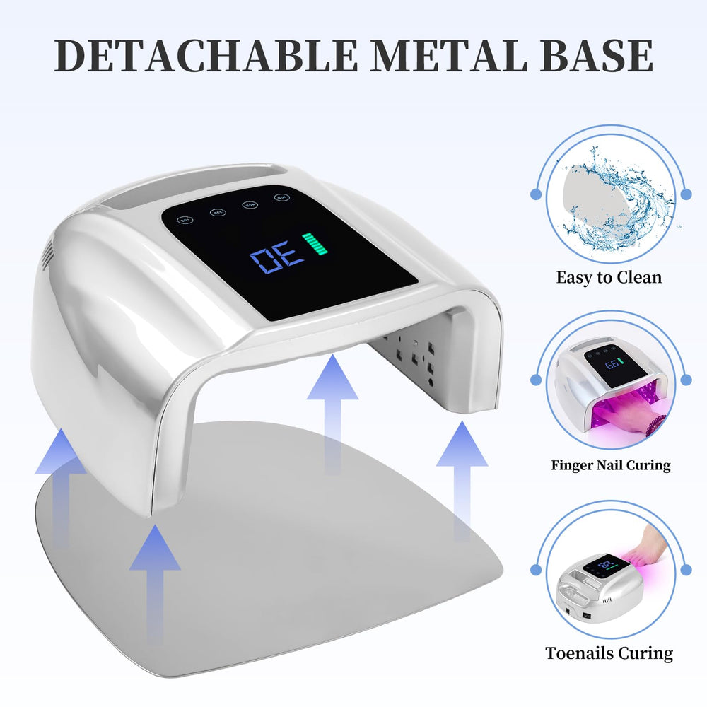BOMOQING cordless nail dryer rechargeable for portable use