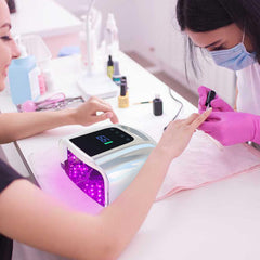 BOMOQING dual light source nail lamp for broader gel compatibility