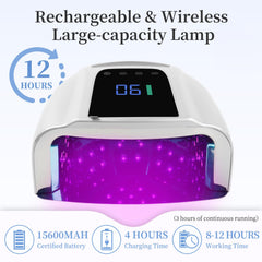 BOMOQING nail lamp hands-under-lamp quick gel curing at home