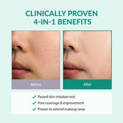 Bonamedusa award test highlight image communicates proven performance in pore coverage.