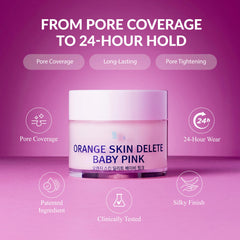 Texture close-up of Bonamedusa primer on skin with smooth blendable coverage