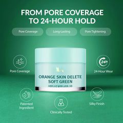 Bonamedusa pore coverage closeup highlights refined pores with a natural finish.