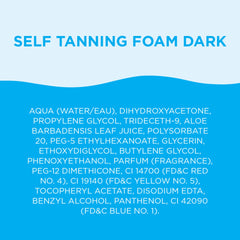 Bondi Sands dark shade swatch on skin showing rich bronze tone.