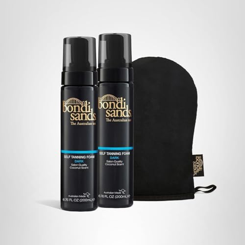 Bondi Sands Self Tanning Foam Duo Dark flawless bronze finish for confidence-boosting glow.