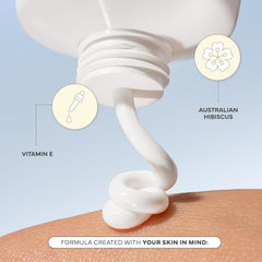 Bondi Sands Sunny Cream SPF 60 swatch reveals lightweight texture