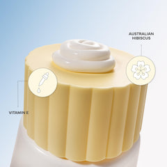 Close-up of Bondi Sands Sunny Cream SPF 60 texture showing a hydrating formula.