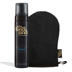 Bondi Sands Ultra Dark Foam bottle illustrating a lightweight, easy-to-apply bronzed finish.