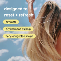 BondiBoost HG Clarifying Rinse apple cider vinegar element emphasizes gentle detox.