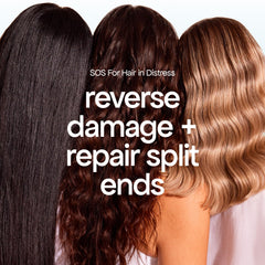 BondiBoost Rapid Repair Bond Builder hair after treatment showing shine and smoothness.