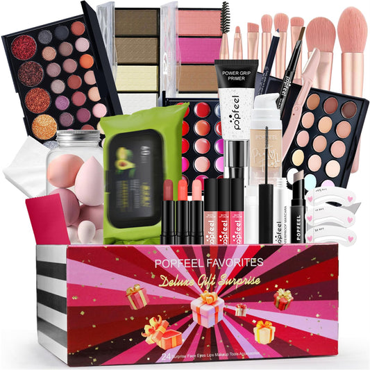 BONNIE CHOICE all-in-one makeup kit front view ideal for travel and daily looks.