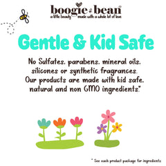 Boogie and Bean creamy texture suggests gentle detangling for children