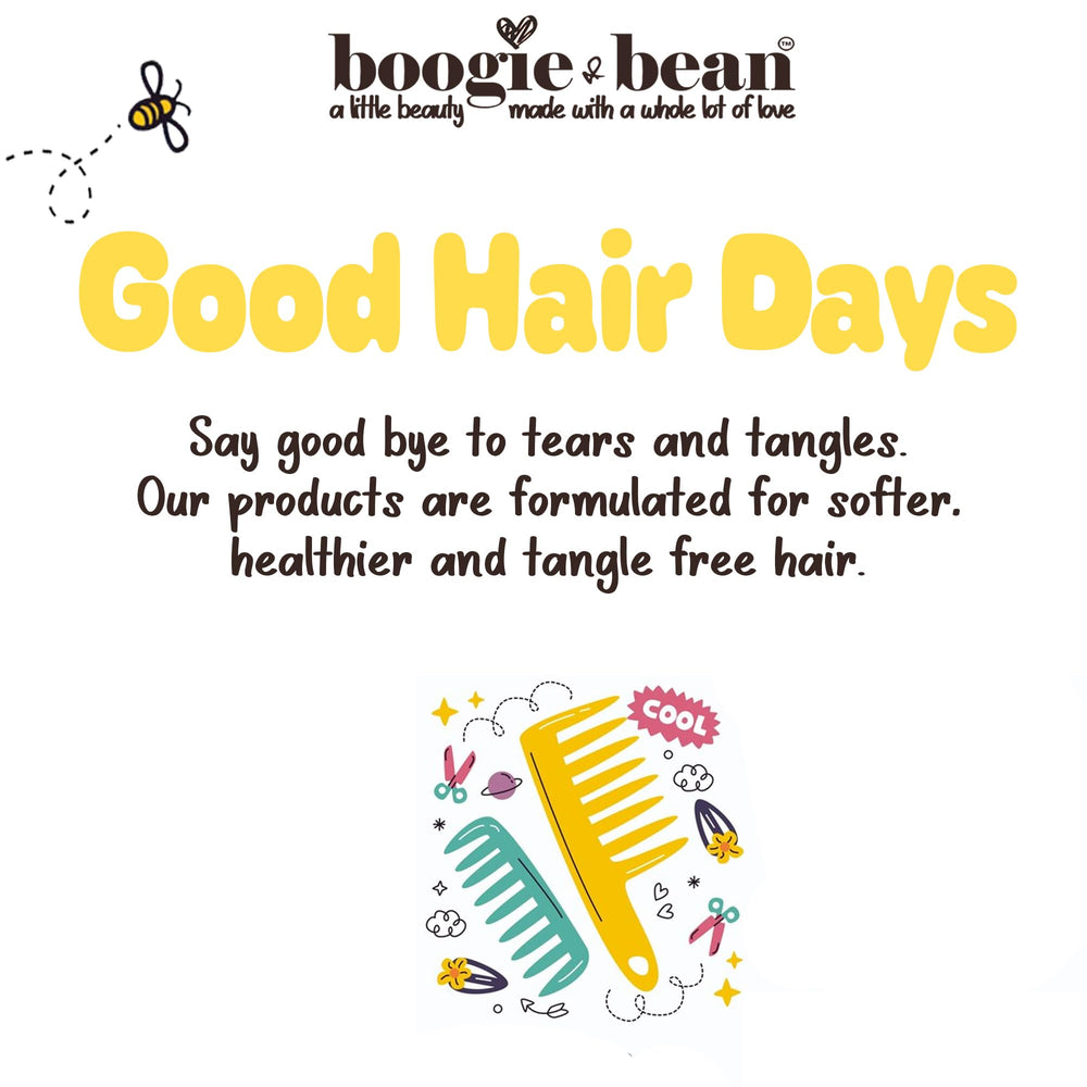 Boogie and Bean conditioner pump enables easy, mess-free application