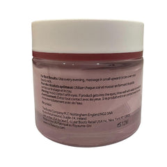 Boots No7 Restore and Renew night cream on a vanity during bedtime routine.