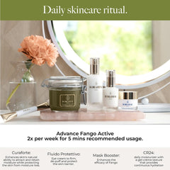 Close-up highlights pore-minimizing potential on skin texture