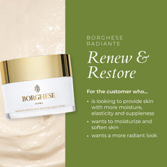 Ingredient list of Borghese night creme with castor oil and shea butter