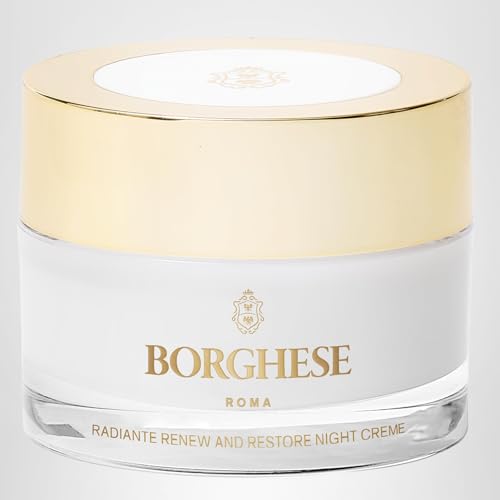 Vitamin B3 focus in Borghese Radiante Renew & Restore night creme for barrier support