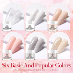 Born Pretty powder set six boxes highlight self-leveling powder for smooth surfaces