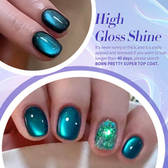 Born Pretty magnetic eye effect on nails shows shimmering depth and dimension