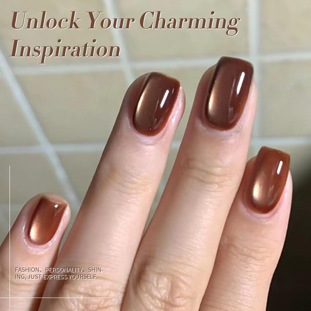 Gray shade offering versatile, chic manicure.
