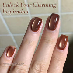 Gray shade offering versatile, chic manicure.