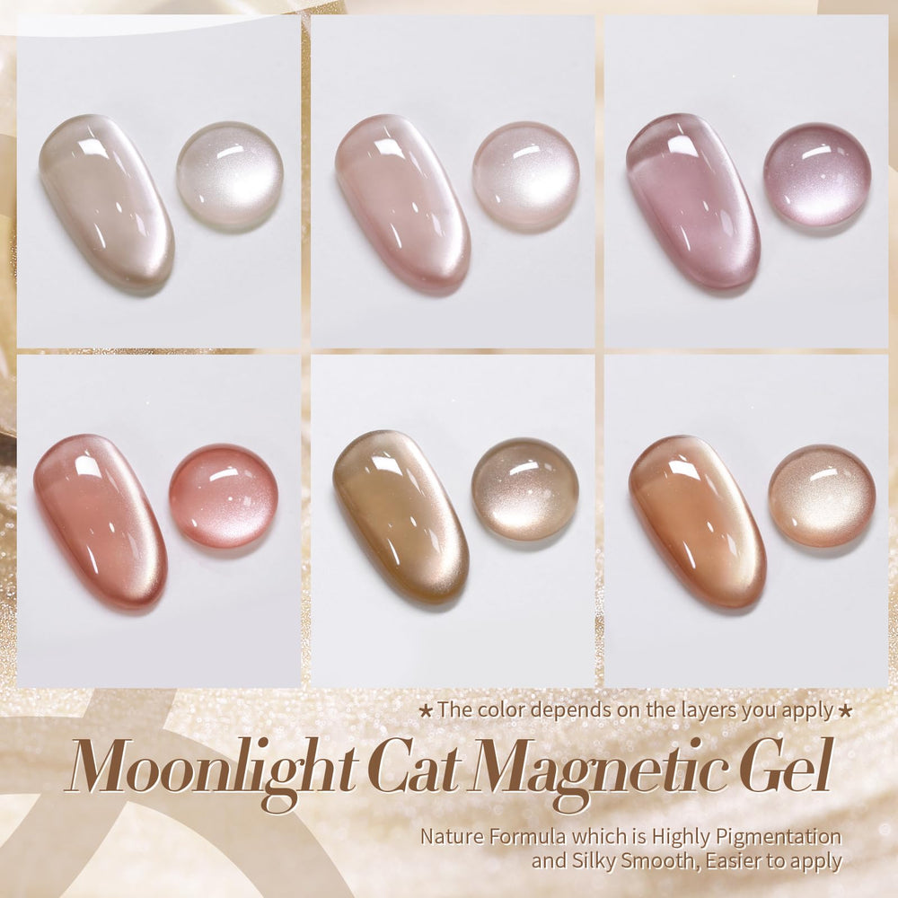 Born Pretty Cat Magnetic Eye Gel Nail Polish Nude delivers elegant neutral tone