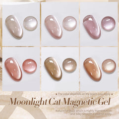 Born Pretty Cat Magnetic Eye Gel Nail Polish Nude delivers elegant neutral tone