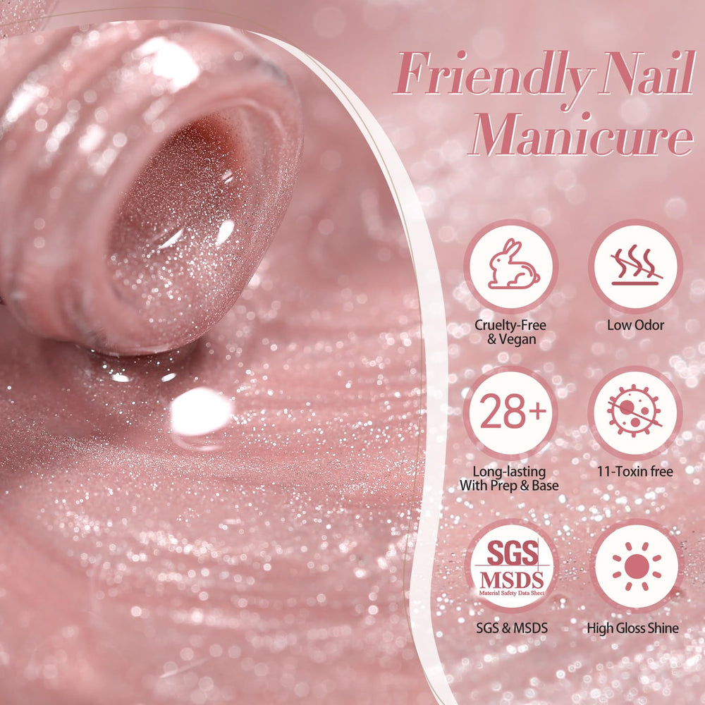 Born Pretty six-pack kit of magnetic gel polishes for DIY nails