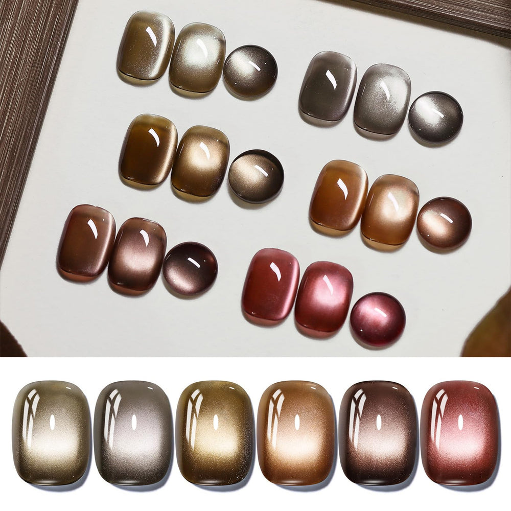 Born Pretty cat magnetic eye gel nail polish bottle with shimmering finish for chic nails.