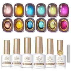 Born Pretty Cat Magnetic Eye Gel Set bottle and wand close-up for precise application.
