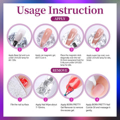 Born Pretty Cat Magnetic Eye glitter shimmer gel polish for standout nails