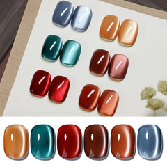 Born Pretty cat magnetic eye gel polish collection with vivid magnetic shimmer