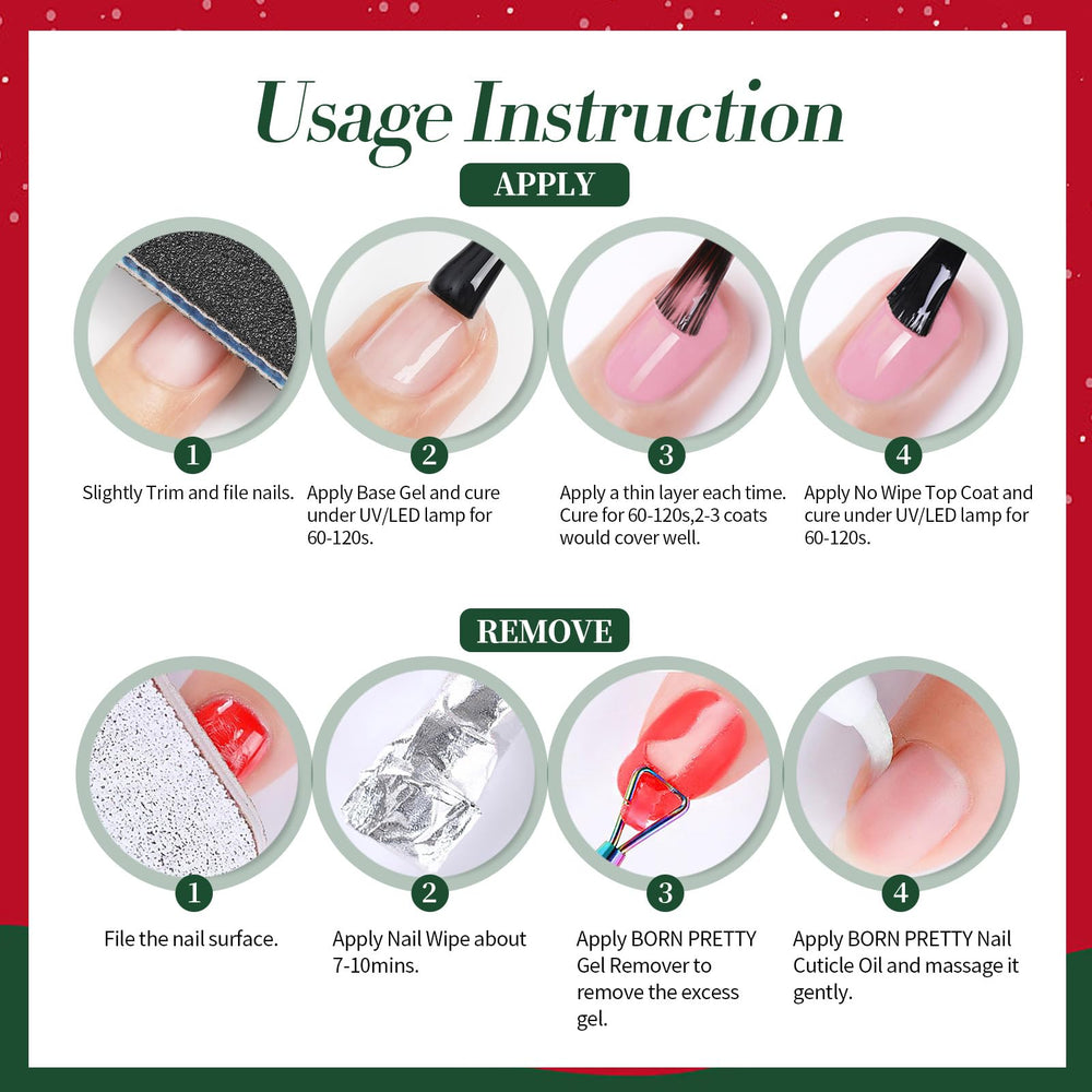 Born Pretty Christmas Cat Magnetic Eye Gel Nail Polish kit ideal for at-home manicure artistry.